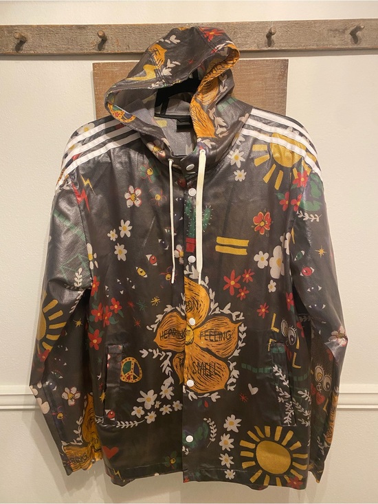 adidas Originals Jackets & Blazers - RARE Adidas Originals x Pharrell Williams Artist Doodle Jacket Sz L $130